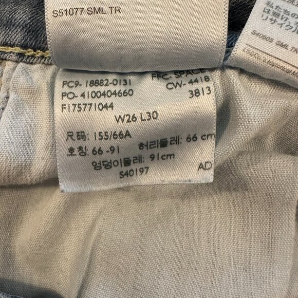 Levi's 721 High Rise Skinny Light Blue Womens Size 26 Premium - Picture 10 of 11